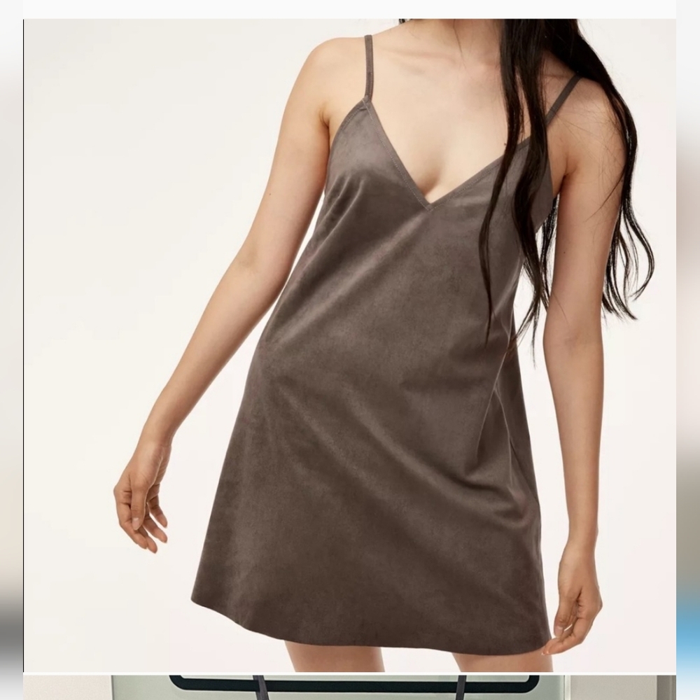 Wilfred Free Velvet Mini Dress